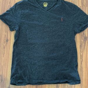 Polo Ralph Lauren heathered gray t shirt L